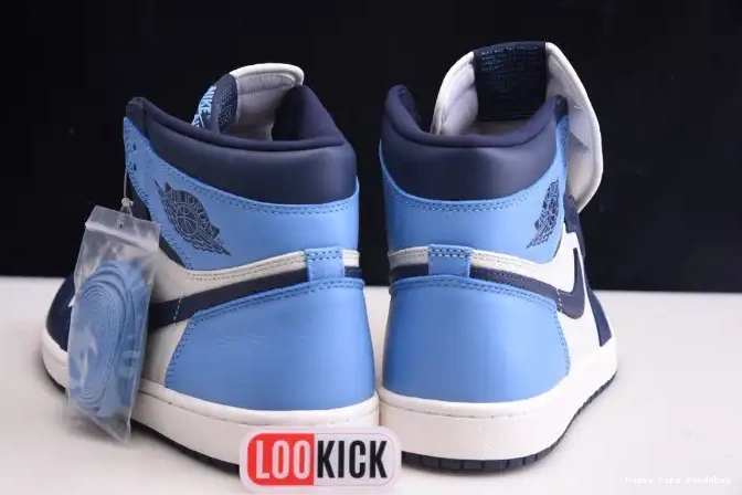Cheap Husky Jordan Obsidian Air 555088-140 High Retro 1 OG 0617